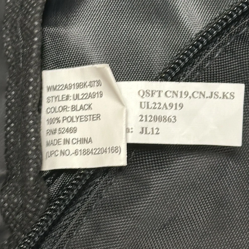 Black Unisex Backpack
